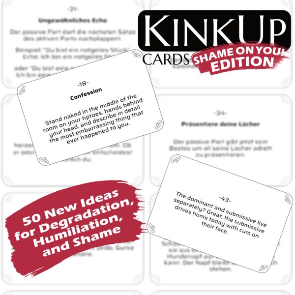 KinkUp Cards "Shame on you!" Edition Download - Image 2